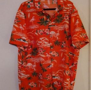 Men's 2XL Hawaiian casual short slaves shirt